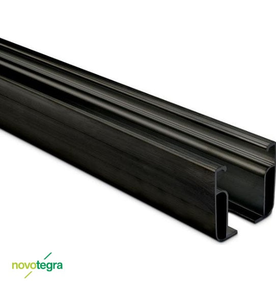 NOVOTEGRA 5.4m C47 alumīnija sliede saules paneļu stiprināšanai, melna