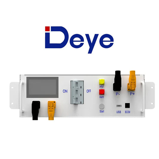 DEYE HV BMS HVB750/100A-EU, paredzēts HV 12x BOS-GM5.1 akumulatoru moduļiem
