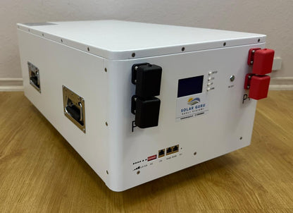 16,38 kwh 48V (51.2V) LiFePO4 akumulators hibrīda invertoriem, Seplos, CALB Grade A 320Ah