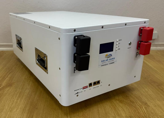 16,38 kwh 48V (51.2V) LiFePO4 akumulators hibrīda invertoriem, Seplos, CALB Grade A 320Ah